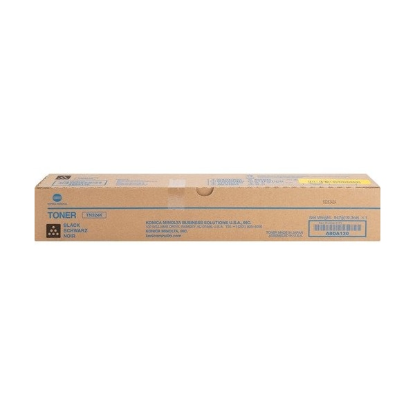 Toner Cartridge, Bizhub C258, 28000 Yield, BK